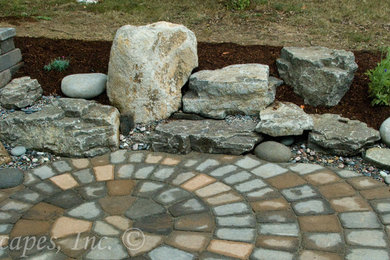 Elegant patio photo in Other