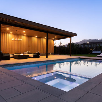 Sophisticated Outdoor Retreat with Custom Pool & Spa
