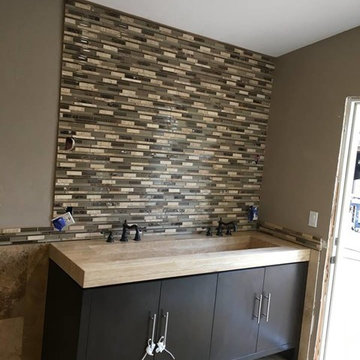 Transitional Bathroom Backsplash in Lodi, CA