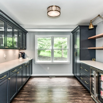 Oakton Transitional Kitchen, Butler's Pantry & Powder Room