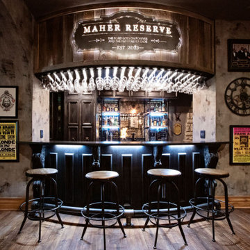 Steampunk inspired bar