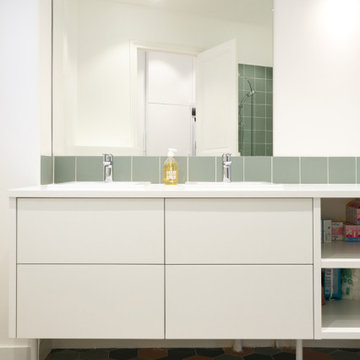 Rénovation colorée pour cet appartement - Projet Rocher