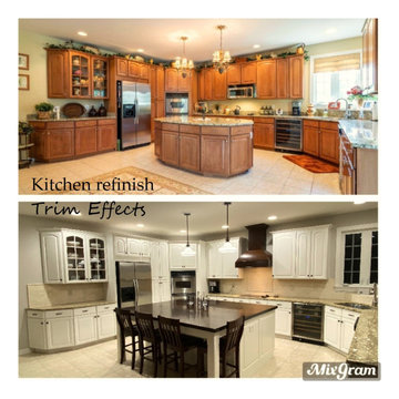 Kitchen refinishing.