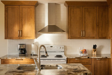 Inspiration for a transitional kitchen remodel in Calgary