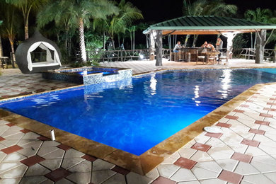 Example of a pool design in Miami