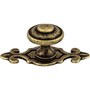 Top Knobs M31 Canterbury 1-1/4 Inch Mushroom Cabinet Knob - German Bronze