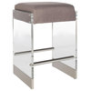 Safavieh Couture Piper Acrylic Counter Stool Grey