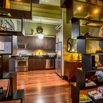 Hollywood Director's loft in iconic Art Deco building