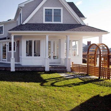 Porch side looking at sunroom