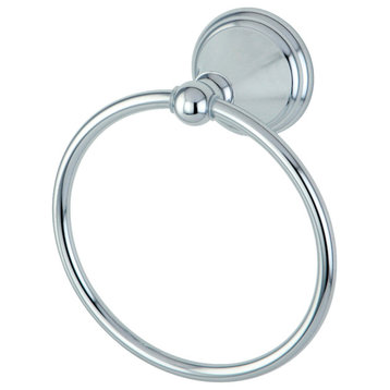 Kingston Brass Towel Ring, Polished Chrome