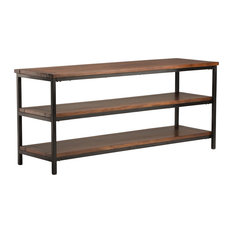 Skyler Cognac Brown Mango Wood TV Unit