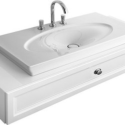 La Belle Washbasin Angular White Alpin - Bathroom Fixtures