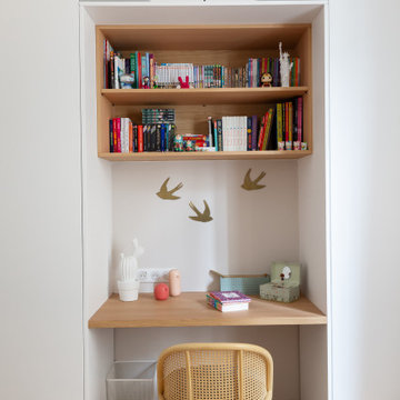 Un appartement Haussmannien familial et minimaliste