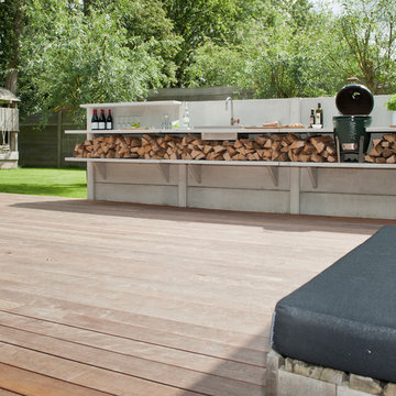 Extended 20' Outdoor Kitchen