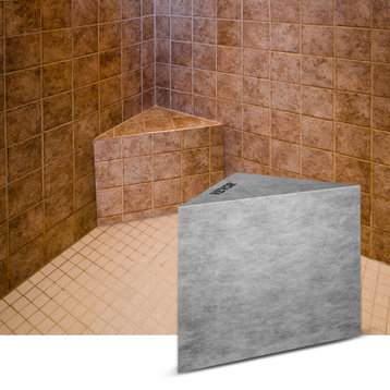 VEVOR Ready to Tile Shower Seat 22.4"x16"x20" corner shower bench
