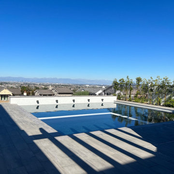 Modern Pool and Hardscape Remodel