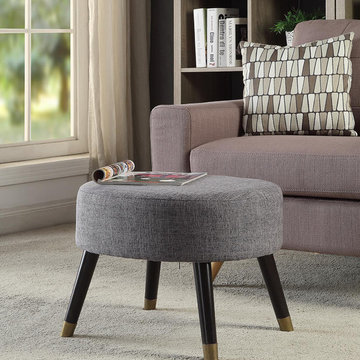 Mid Century Ottoman Stool