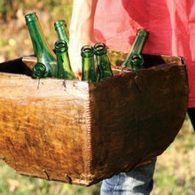antique rice bucket