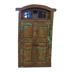 Mogul Interior - Consigned Terrace Doors Architectural Rajasthani Rustic Reclaimed Doors - Interior Doors