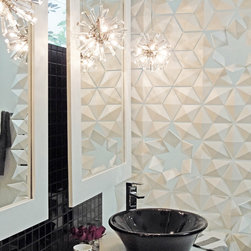 PLAYFUL BATHROOM DIVIDER FOR A MODERN BATHROOM - Screens And Room Dividers