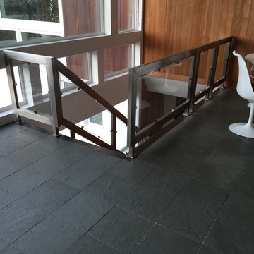 Stairway glass