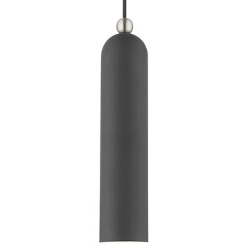 Livex Lighting 46751 Ardmore 5"W Mini Pendant - Scandinavian Gray