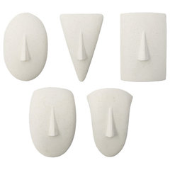 Huji Home Products. White Clay Beads Shadow Box Wall Décor