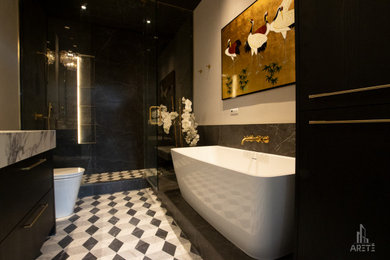 Bathroom - asian bathroom idea in Chicago