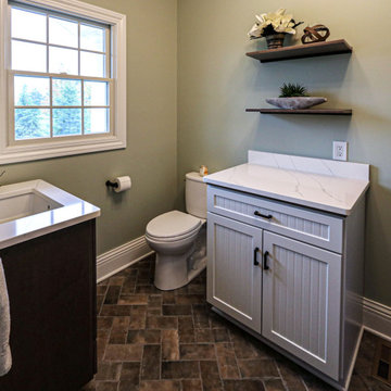 Combination Laundry Room and Powder Room