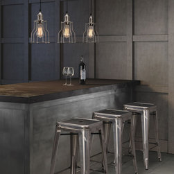 Zuo Adamite Ceiling Lamp Nickel - SKU: 98256 - Pendant Lighting