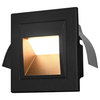 VONN VOS55477 Modern 1 Light 4"W Integrated LED Landscape Step - Black