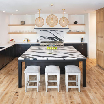 Black and White Statement Kitchen