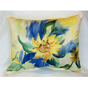 Betsy's Sunflower Large Pillow 19" x 15"