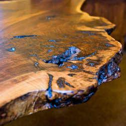 Walnut drop leg table - Desks And Hutches
