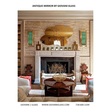 Custom Antique Mirror - Gold Antique