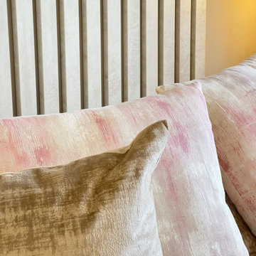 Layered Textures in a Luxury Bedroom - London