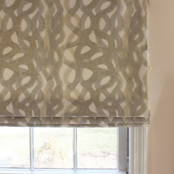 Custom Window Treatments by Lynn Chalk - Roman Shades