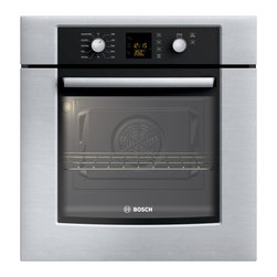 Bosch 27" 300 Series Single Wall Oven With Convection, Stainless | HBN3450UC - Ovens