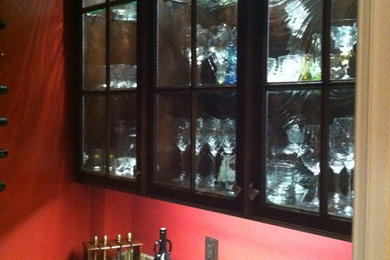 Example of a classic wine cellar design in Cleveland