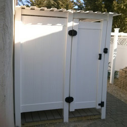 Shower enclosure and changing room - Outdoor Structures