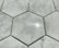 Carrara White Venato Marble 3" Hexagon Mosaic Wall Floor Tile Polished, 1 sheet