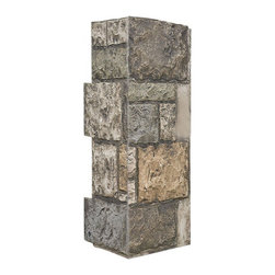 158-FORTRESS STONE CORNER 11" W(EACH SIDE) &times; 24"H &times; 1 1/2"D - Wall Panels