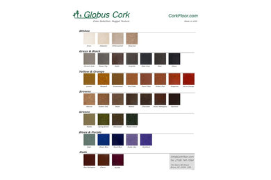 Colorways for Colored Cork Wood Flooring