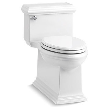 Kohler Memoirs Skirted 1-Piece Elongated 1.28 GPF Toilet, White