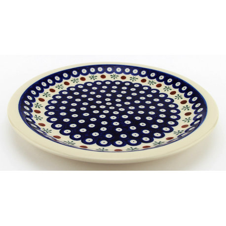 Polish Pottery Market Large Dinner Plate 10.75 inch Zaklady Boleslawiec Poland