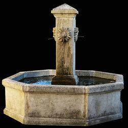 Landscaping Mediterranean Style - Outdoor Fountains And Ponds