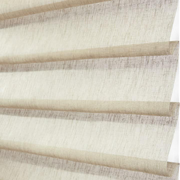 Close-up of Roman Shades