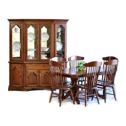 CANTED HUTCH, CLIP CORNER TABLE AND WASHINGTON CHAIRS - Products