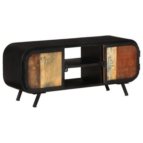 vidaXL TV Stand TV Console Sideboard TV Unit Media Unit Solid Reclaimed Wood