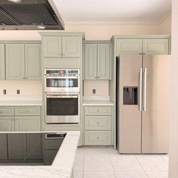 Cabinet Refinishing Project in Boynton Beach